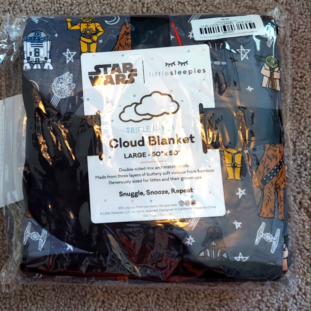 Little Sleepies Star Wars Blanket